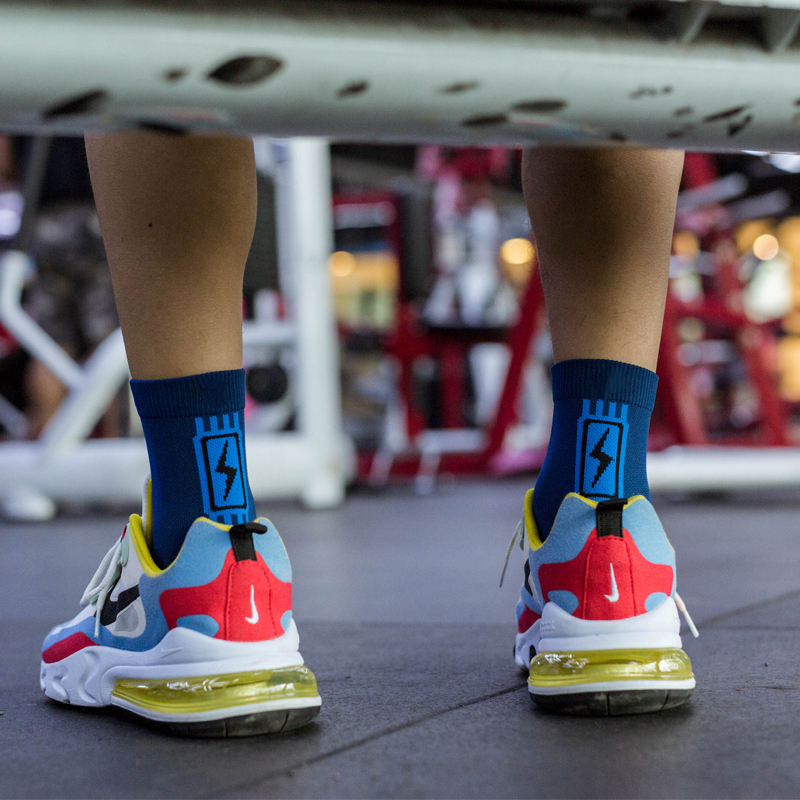 Calcetines de rizo de compresión para correr al aire libre